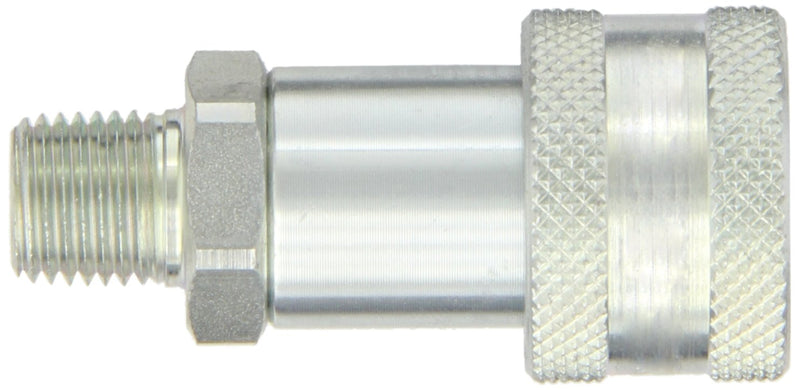[Australia - AusPower] - Dixon Valve 2TM2 Steel High Pressure Ball Interchange Fitting, Coupler, 1/4" Coupling x 1/4" - 18 NPTF Male Thread 