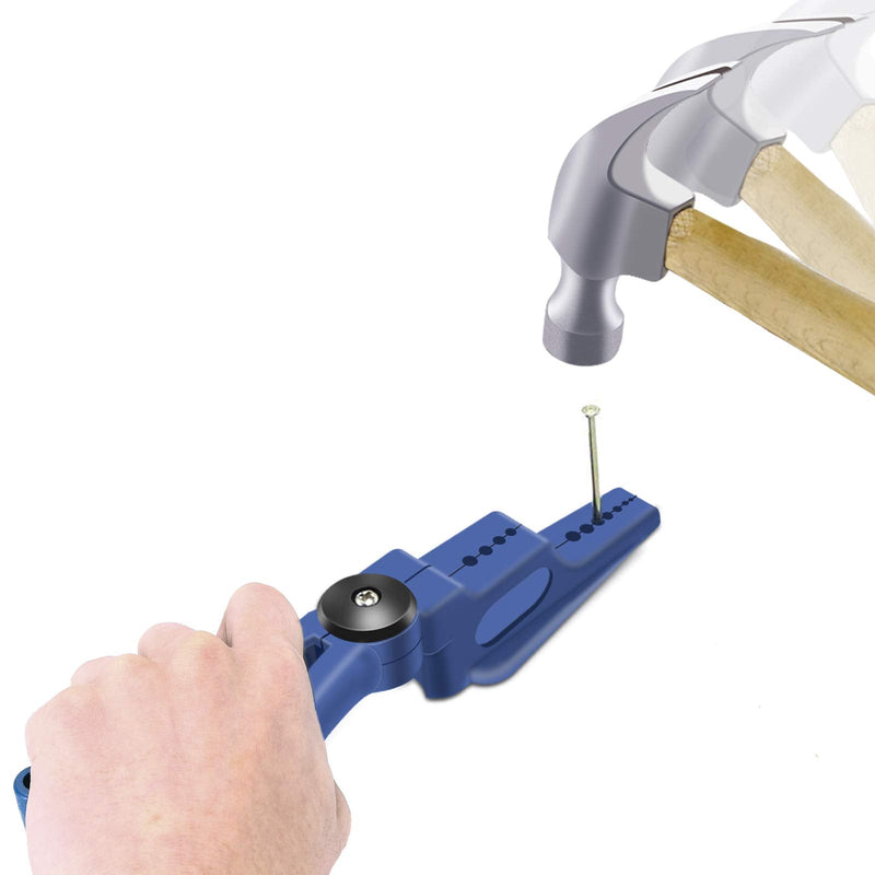 [Australia - AusPower] - Plastic Pliers, Home Tool Auxiliary Pliers, Jelanry Secure Nails Anti-smashing finger Joint Pliers for More Safety for Hammering Nails Easy to Position and Keeps Fingers Safe 