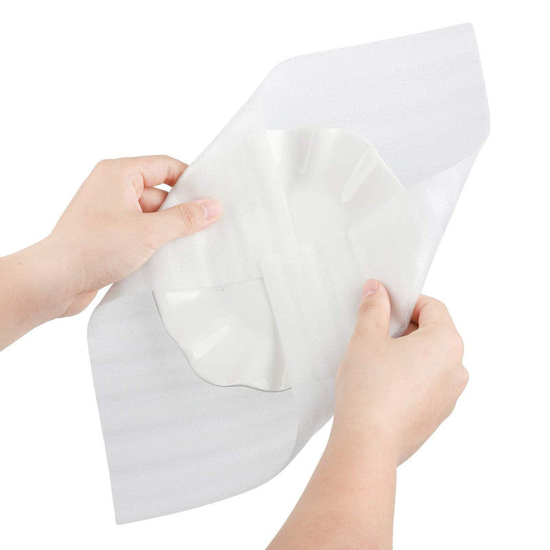[Australia - AusPower] - 100-Pack 12" x 12" Foam Wrap Sheets Cushioning Foam, Moving and Packing Supplies, Fragile Stickers Included 100-Pack Sheets 