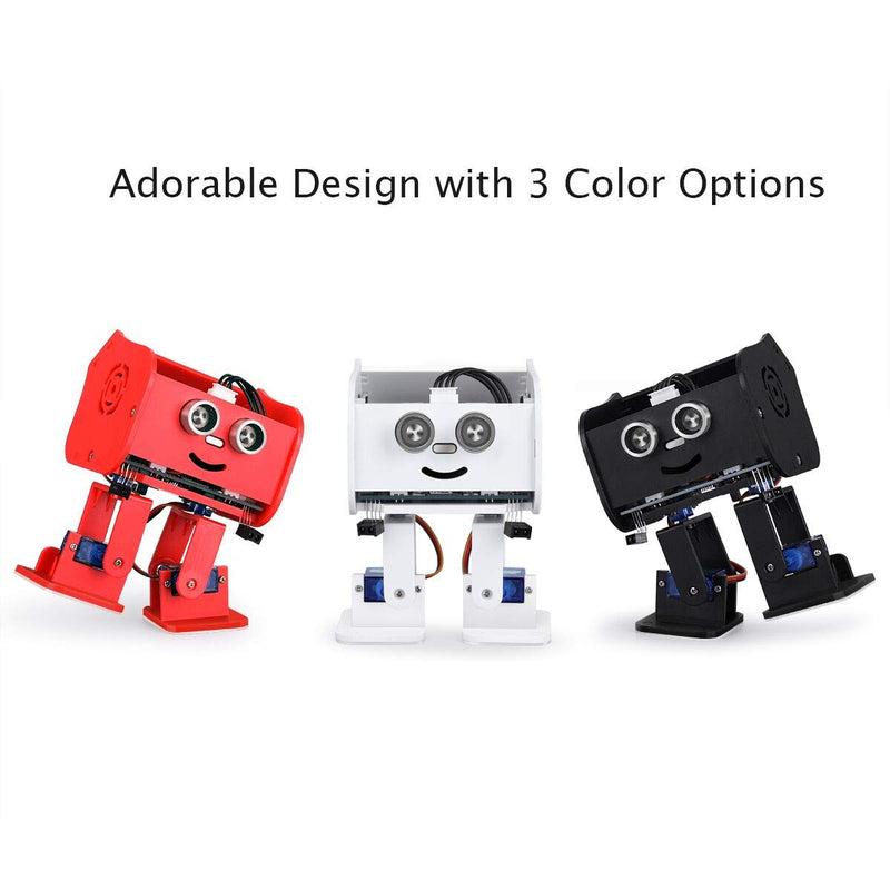 [Australia - AusPower] - ELEGOO Penguin Bot Biped Robot Kit Compatible with Arduino Project with Assembling Tutorial,STEM Kit for Hobbyists, STEM Toys for Kids and Adults, Black Version 