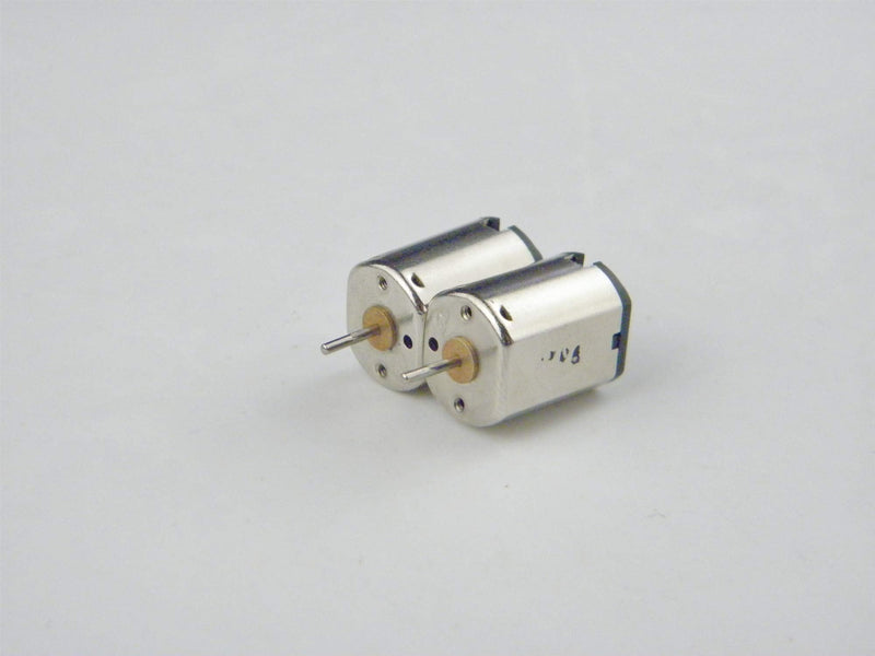 [Australia - AusPower] - 2pcs of Small DC Motor DC 3.7V speed 23500r/min mini for dc Gear motor DIY Toy Mini USB Fan Science Experiment Appliance with Shaft 