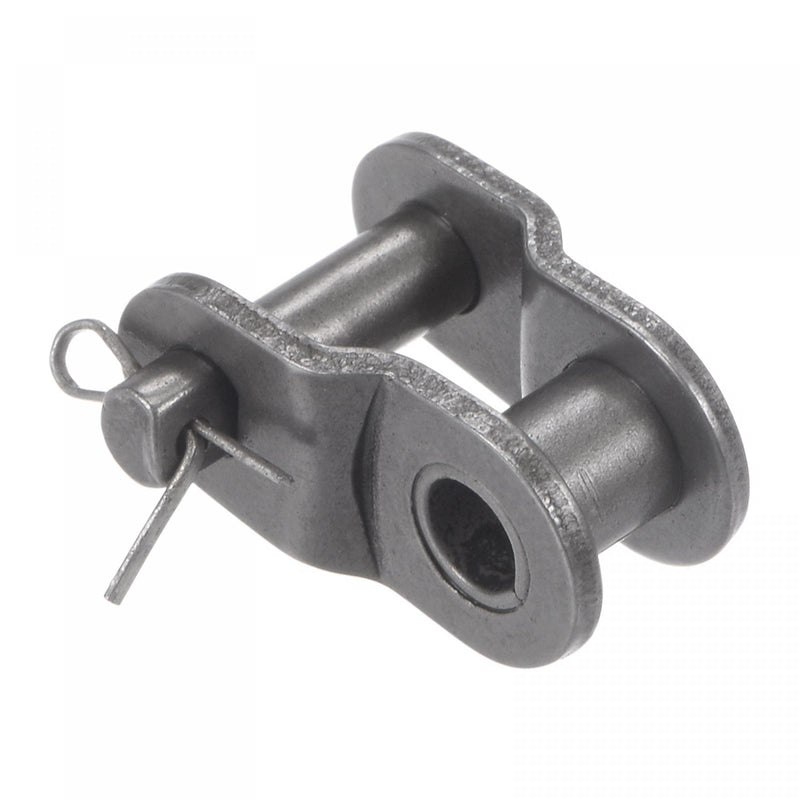 [Australia - AusPower] - uxcell 10Pcs #35 Chain Offset Half Link Roller, 3/8" Pitch Carbon Steel, Standard Chain End Connector Split Links for 06C Chain 