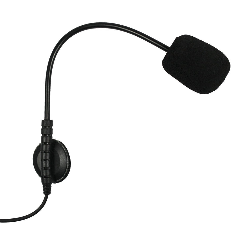 [Australia - AusPower] - GoodQbuy® 2 Pin Half/Open Face Helmet Motorcycle Earphone Headphone with Microphone for Midland/Alan Midland/Alan GMRS/FRS GXT/LXT GXT1000VP4 LXT500VP3 GXT1050VP4 2 Two Way Radios 2-pin Jack 