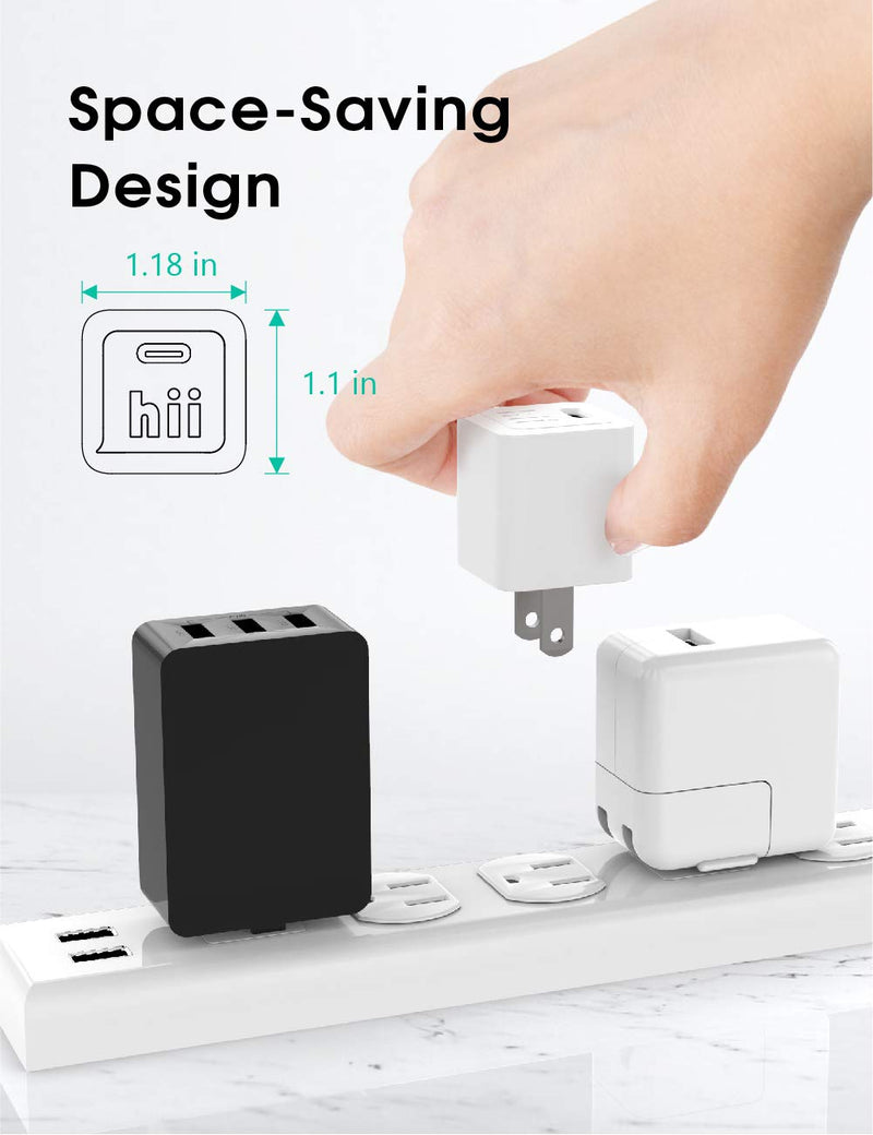 [Australia - AusPower] - USB C Charger, Mini 20W iPhone 12 Fast Power Adapter, PD 3.0 Wall Charger Block for iPhone 12/12 Mini/ 12 Pro/ 12 Pro Max, Galaxy, iPad, AirPods, and More White 