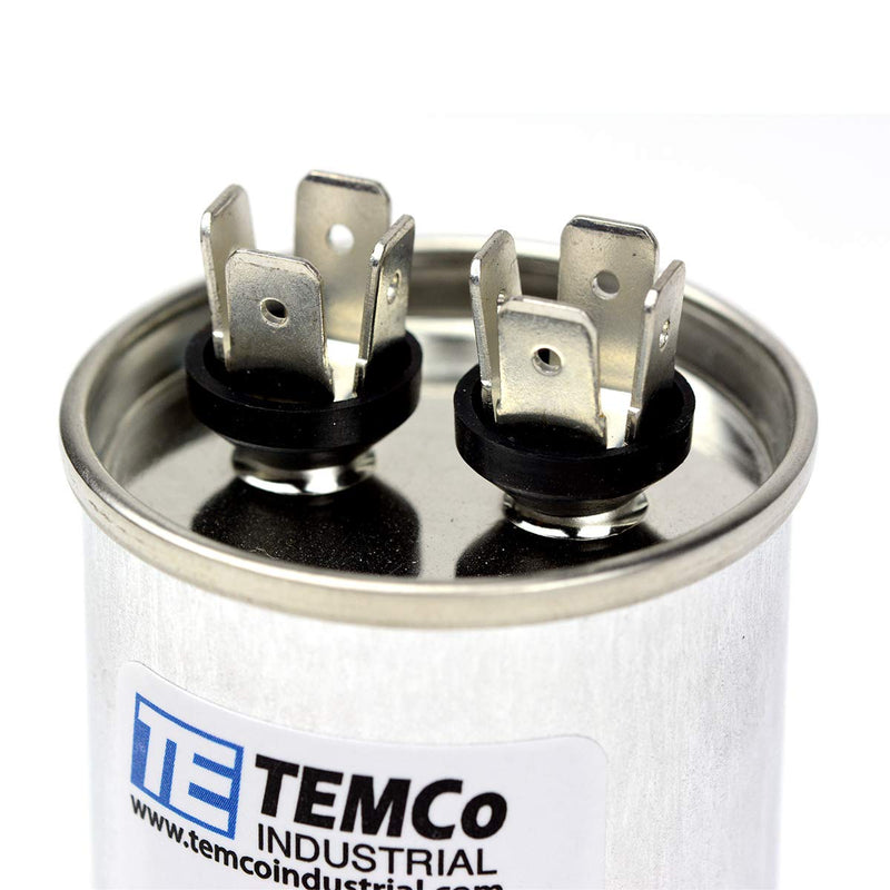 [Australia - AusPower] - TEMCo 15 uf/MFD 370 VAC Volts Round Run Capacitor 50/60 Hz AC Electric - Lot -1 (Optional uf/MFD, Voltage and Lot Quantities Available) 15 uf (1 Pack) 