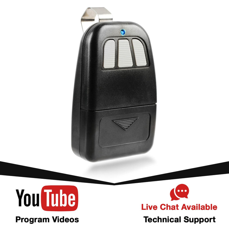 [Australia - AusPower] - Garage Outlet Door Repalcement Gate Opener Visor Remote for Wayne Dalton 309884 3910 297132-3 Button 3012 3016 3512 3212 3213 341 Classic Drive 3-Button Original Model 