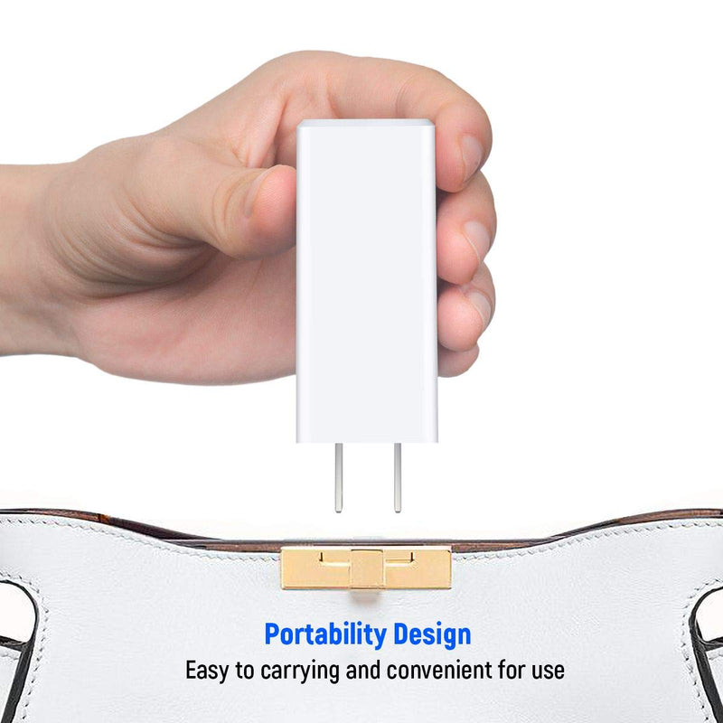 [Australia - AusPower] - USB C Charger [GaN Tech] 65W Dual Port PD Wall Charger with 5ft USB C Cable for MacBook, USB C Laptops, iPad Pro, iPhone12, Galaxy, Pixel and More (White) White 