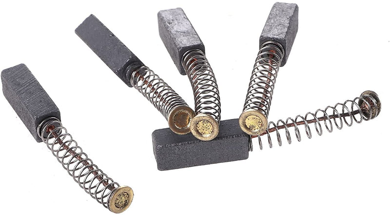 [Australia - AusPower] - NIOOLIUK 15 Pcs Carbon Brushes with Wire Leads and Brush Springs Attached 19mm x 7 mm x 6 mm for Generic Electric Motor 