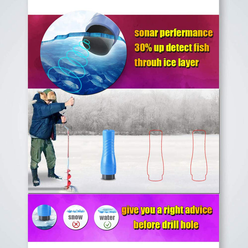 [Australia - AusPower] - LUCKY Small Portable Fish Finder Kayak Sonar Handheld Fish Finders Ice Fishing Castable Depth Finder Boat Fisherman Gifts 