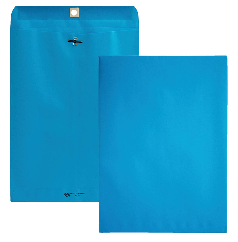 [Australia - AusPower] - Quality Park Clasp Envelopes, 9 x 12 inches, Blue, Pack of 10 (38737) 