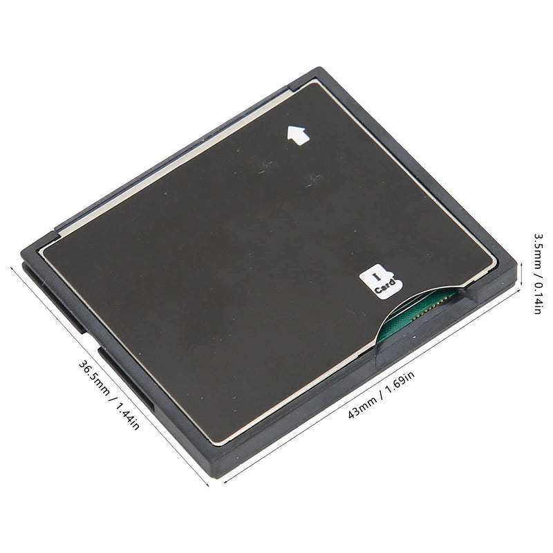 [Australia - AusPower] - Vbestlife Memory Card to CF Micro Storage Card Adapter,Memory Card→CF Micro Storage Card Riser,for CF Cards Camera,CF Adapter(Black) 