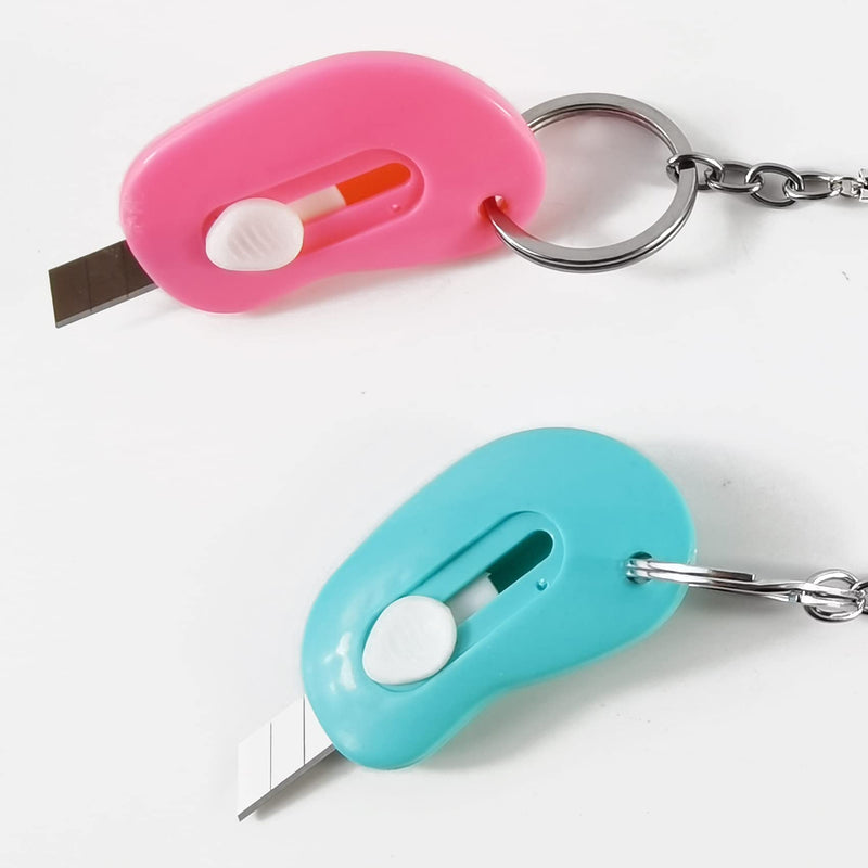 [Australia - AusPower] - YOOHUA 25PCS Mini Retractable Utility Knife Box Cutter Letter Opener, Random Color 