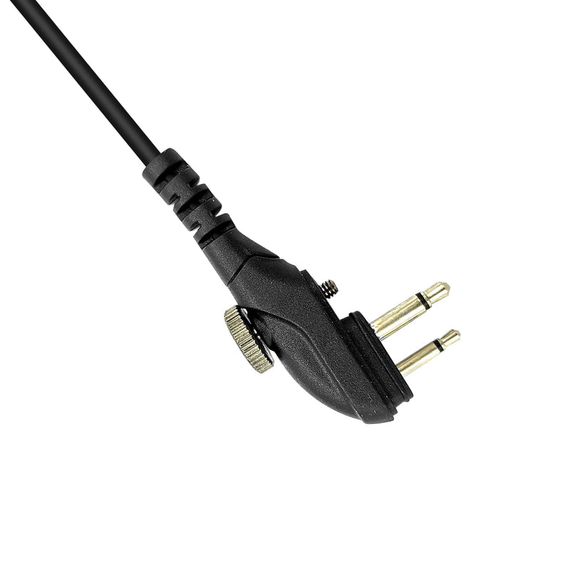 [Australia - AusPower] - JUYODE D Shape Earpiece Surveillance Walkie Talkie Radio Headset Ear Piece with PTT Mic Compatible with HYT Hytera BD502 BD502i PD502 PD562 TC-508 TC-580 