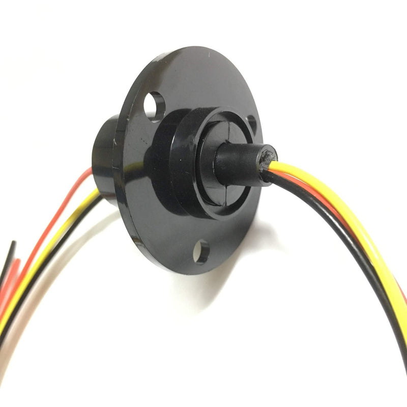 [Australia - AusPower] - Taidacent 3 Wires 4 Wires 5A 10A 15A 30A Electrical Slip Ring Collector Ring Rotary Electrical Contact Joint Rotary Connector Commutator (3 Wires 10A Diameter 22mm) 3 Wires 10A Diameter 22mm 