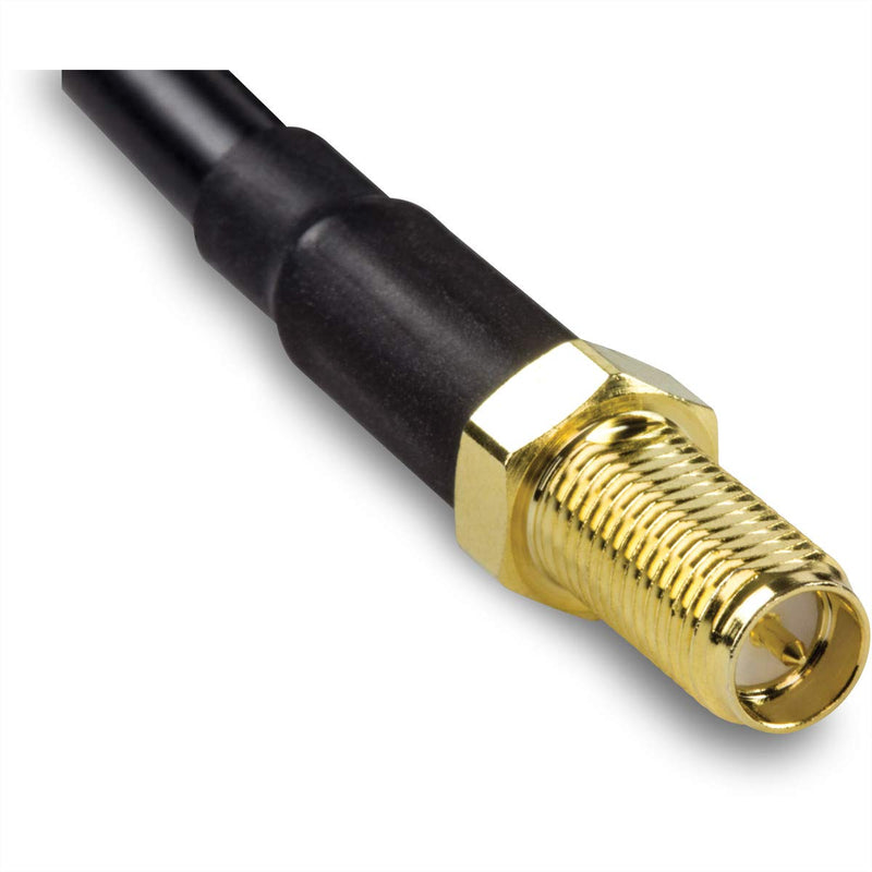 [Australia - AusPower] - TRENDnet Low Loss RP-SMA Male to RP-SMA Female Antenna Cable, 6 m (19.6 ft.), 3.0 dB Max Signal Loss, TEW-L106 black 19.6 ft 