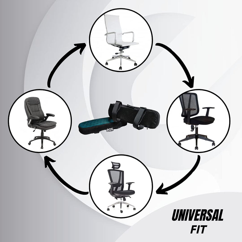 [Australia - AusPower] - Memory Foam Armrest Pads - Office Chair armrest Pads with Cooling Gel - Wheelchair armrest Covers - Gaming Chair Arm Cushions Pads -Computer Chair Arm Covers - Desk Chair Elbow Pillow 