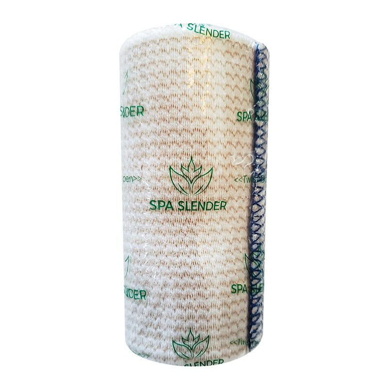[Australia - AusPower] - SPA SLENDER 4-inch – Sports - Hook Loop Closure – Non-Latex Bandage Elastic Wrap - Compression - Injuries - Support – 4 pcs Washable 4 inches Wide Elastic Bandage – up to 15 ft Stretched 4" Wide 4 Pack 