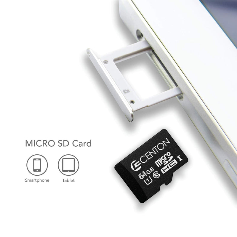 [Australia - AusPower] - Centon Electronics 64GB Micro SD Card (S1-MSDXU1-64G) S1-MSDXU1-64G 