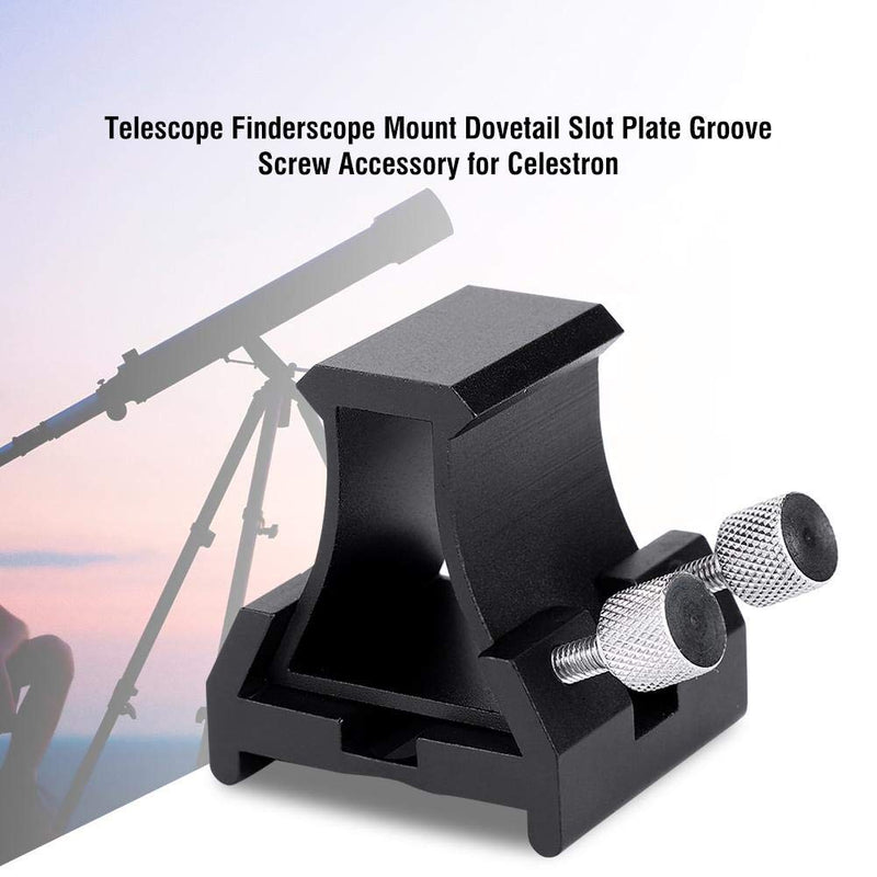 [Australia - AusPower] - Telescope Finderscope Mount, Aluminium Alloy Finderscope Dovetail Slot for Celestron C8 / C8HD / C925 / C11HD etc 