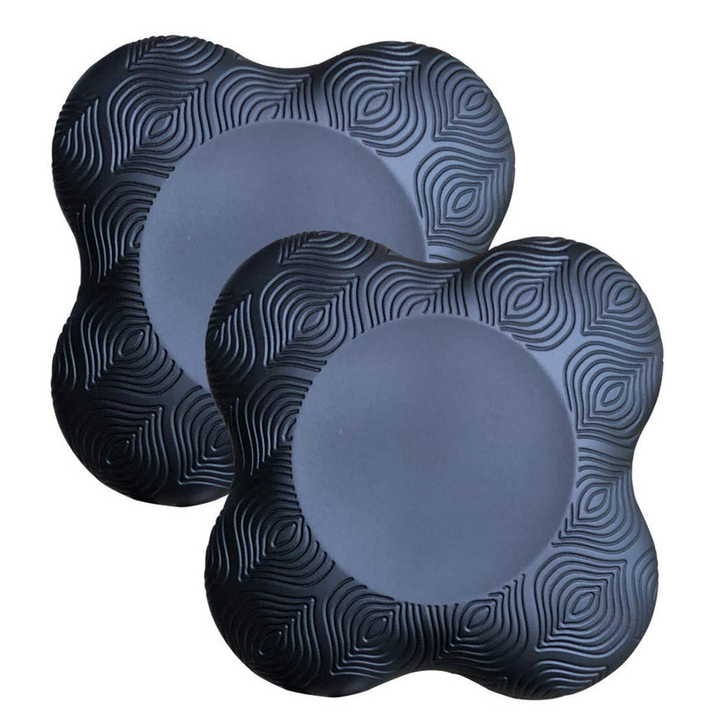 [Australia - AusPower] - Zealtop Yoga Knee Pad Cushion Extra Thick for Knees Elbows Wrist Hands Head Foam Yoga Pilates Work Out Kneeling pad Black 