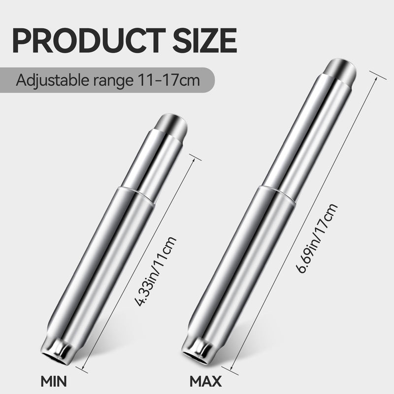 [Australia - AusPower] - Paper Toilet Holder Replacement Rod Toilet Paper Holder Roller Stainless Steel Toilet Paper Holder Spring Loaded Toilet Paper Holder Roller Toilet Paper Holder Spring Rod 