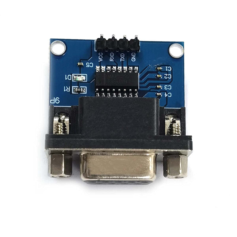 [Australia - AusPower] - Kiro&Seeu 5pcs MAX3232 Root Module Connector Chip RS232 to TTL Female Serial Port to TTL DB9 Converter Board Compatible with Equipment Upgrades Like DVD Ar-duino Raspberry Pi(S232TOTTL-MD-5pcs) 