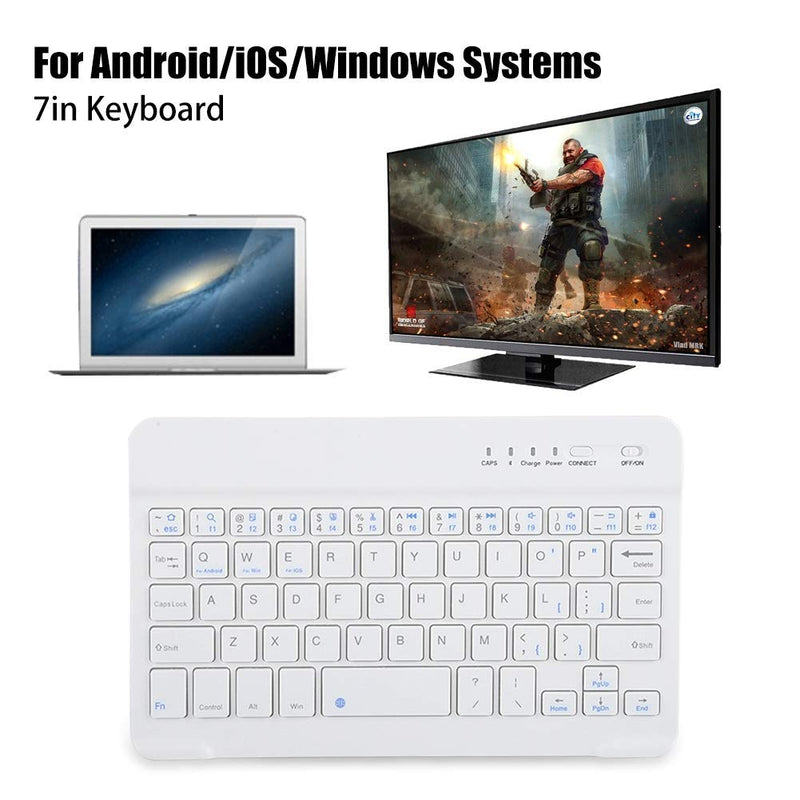 [Australia - AusPower] - Mini Wireless Bluetooth Keyboard, Portable Ultraslim Compact Keyboard for Computer/Desktop/PC/Laptop Support Standby for 60 Days 