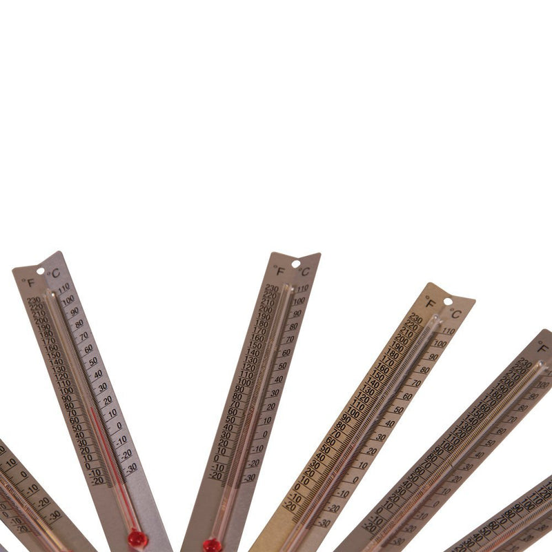 [Australia - AusPower] - hand2mind V-Shaped, Dual-Scale, Mercury-Free Thermometers for Indoor Science Use (Pack of 10) Pack 1 