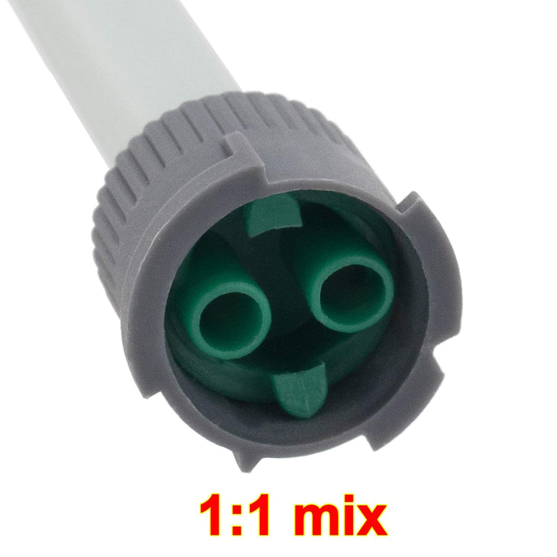 [Australia - AusPower] - PAGOW 20 Pcs Epoxy Mixing Nozzle Tip, Resin Mixer Adhesive Gun Nozzles for Mix, Gun Applicatior for 50ml/1.7oz AB Glue Cartridge Glue Gun(1:1Ratio) 
