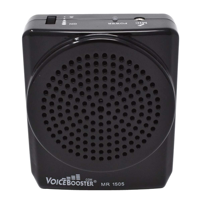 [Australia - AusPower] - VoiceBooster Voice Amplifier 12watts Black MR1505 by TK Products, Portable, for Teachers, Coaches, Tour Guides, Presentations, Costumes, Etc. 