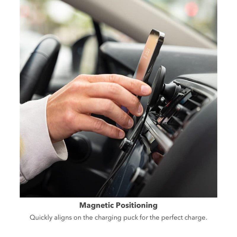 [Australia - AusPower] - mophie snap+ wireless vent mount - Magnetic, universal wireless charging car mount compatible with snap and MagSafe 