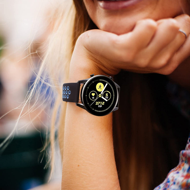 [Australia - AusPower] - Bands Compatible for Samsung Galaxy Watch 4 40mm 44mm/Galaxy Watch 3 45mm41mm, Active 2 Watch Band 44mm40mm, 20mm/22mm Samsung Smart Watch Band for Men Women 6Pack. A: 6 Pack 22mm - Large (Fits 6.1"-8.3"wrist) 