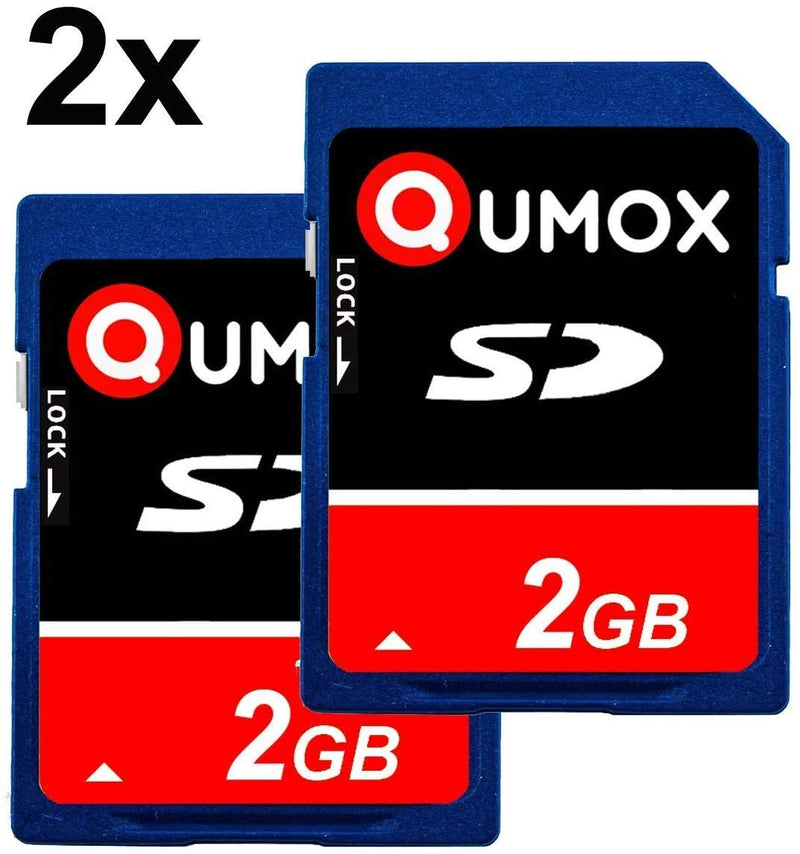 [Australia - AusPower] - QUMOX 2X 2GB 2048MB SD Memory Card for Camera Phone mp3 mp4 fm Transmitter 