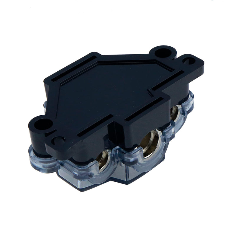 [Australia - AusPower] - S SYDIEN 1Pc 3 Ways Car Audio Stereo Amp Power/Ground Distribution Block Cable Splitter , 1x4 Gauge Input 3x8 Gauge Output 