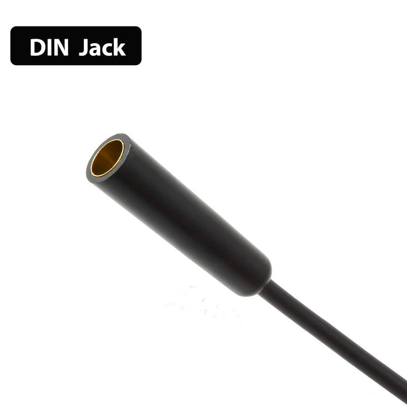 [Australia - AusPower] - Anina Car Radio Antenna Adapter Cable Extension DIN Plug Connector Female to Male AM FM Car Stereo Head Unit Media Receiver Player for Vehicle Truck 