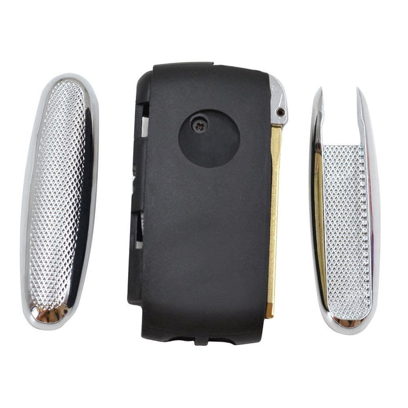 [Australia - AusPower] - KEMANI Uncut Blade Modify Flip Folding Remote Key Shell Refit For Toyota Camry Avalon Corolla Matrix RAV4 Venza Keylless Fob Case 4 Button No chips 