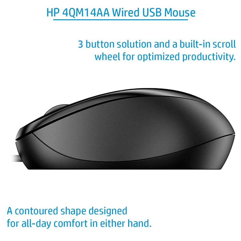 [Australia - AusPower] - HP 1000 Wired Mouse (4QM14AA) 