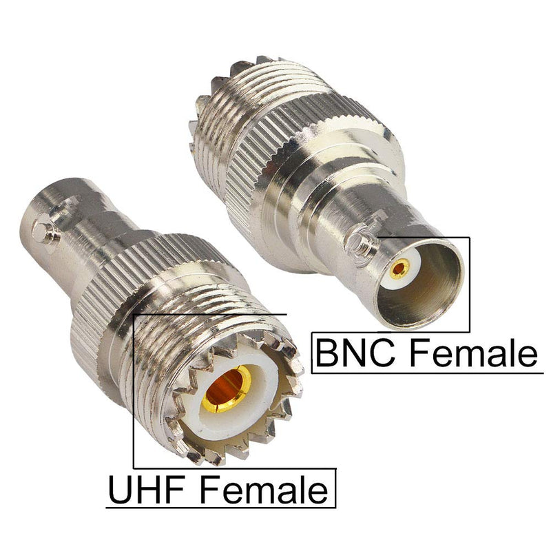 [Australia - AusPower] - BNC to UHF 4 Type 8 PCS RF Connector Kit Coaxial BNC Male Female to UHF Male Female RF BNC UHF Radios Adapter Kit for Antennas Wireless LAN Devices Coaxial Cable Wi-Fi Radios External Antenna… 8PCS 