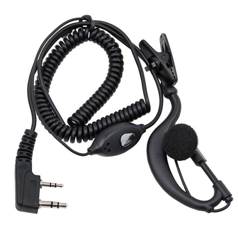 [Australia - AusPower] - abcGOODefg 2 Pin G Shape earpiece Headset for Retevis Kenwood PUXING Baofeng UV5R UV82 UV5R 888S 777S H777 Radio (20 Pack) 20 PACK 