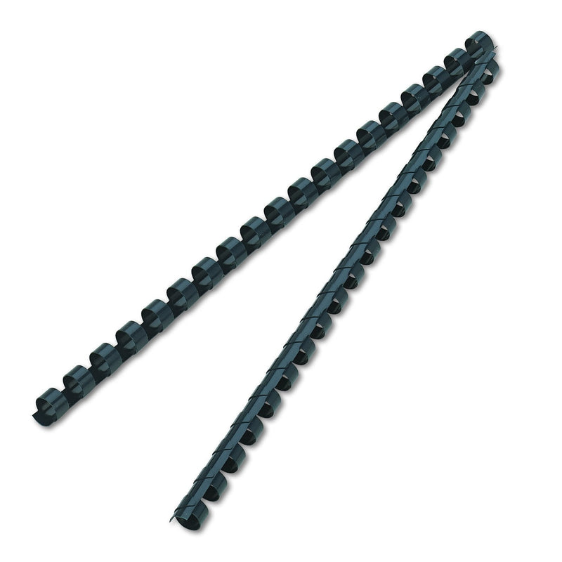 [Australia - AusPower] - Fellowes Plastic Combs - Round Back, 3/8 Inch, 100 pack, Navy (52505) 