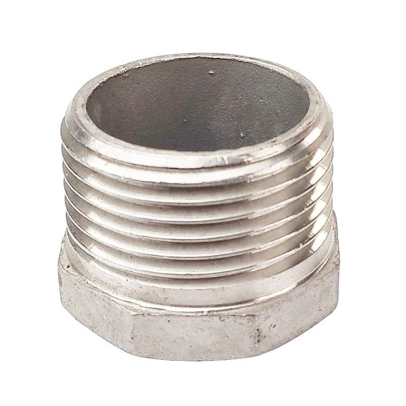 [Australia - AusPower] - LOZOME 1" Male x 1/4" Female Thread Reducer Bushing Pipe Fitting, Adapter, Stainless Steel SS 304 NPT Reducer Bushing Pipe Hose Fitting 