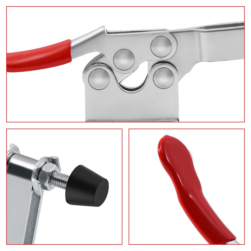 [Australia - AusPower] - 5pack Hold Down Toggle Clamps Woodworking,201B Clamps for Woodworking,Vertical Clamp,Cam Clamp Quick Release Toggle Clamp for CNC Hold Down Clamps,200Lbs Heavy Duty Toggle Clamp for T Track Cam Action 