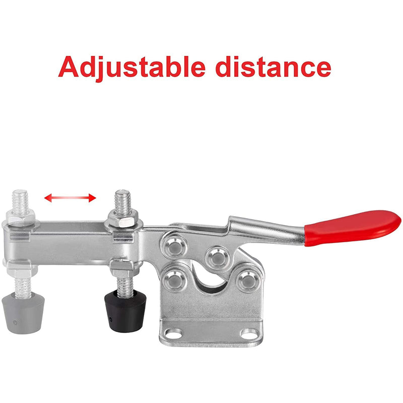 [Australia - AusPower] - Accessbuy Toggle Clamp 225D 500Lbs Holding Capacity Heavy Duty Large Hold Down Clamp Quick-Release Horizontal Clamp（2Pack) 225D(2Pack) 