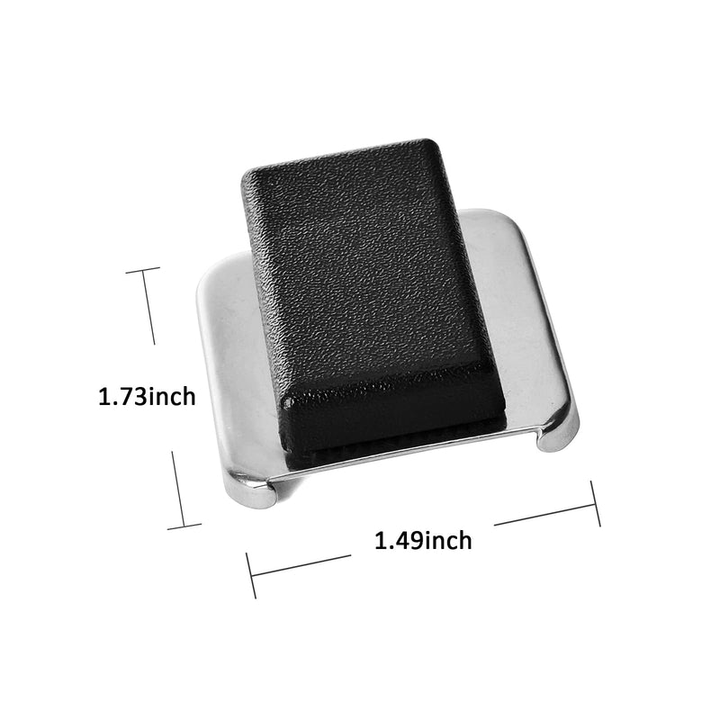 [Australia - AusPower] - HYS Belt Clip Replacement Slide-on Speaker Microphone Clip for Motorola Motorola HMN9030 HMN9026 HMN9052 HMN9053 Handheld Shoulder Speaker Microphone MIC 2-Way Radio Accessory (Pack of 2) 