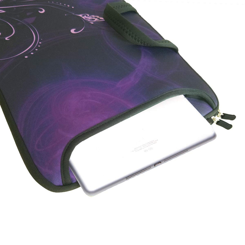 [Australia - AusPower] - TAIAN 14-Inch Neoprene Laptop Shoulder Messenger Bag Case Sleeve for 13 13.3 14 14.1" Inch Notebook/Chromebook (Classic Purple) Blue Guitar 