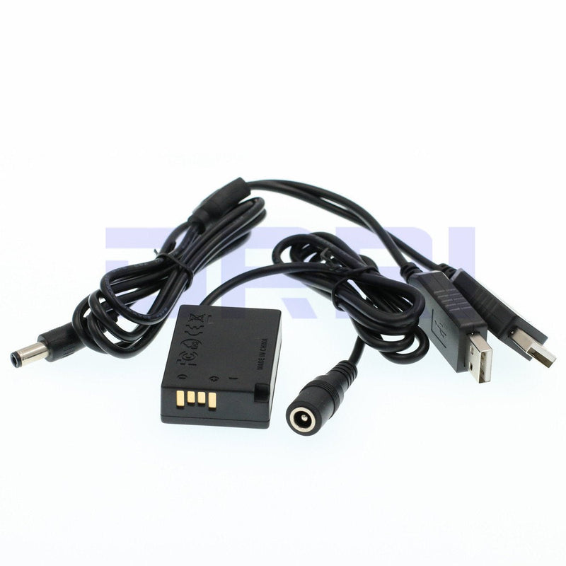 [Australia - AusPower] - DRRI DR-E18 DC Coupler Replacement ACK-E18 Power Adapter for Rebel T7i T6i T6s (E18- Dual USB) 