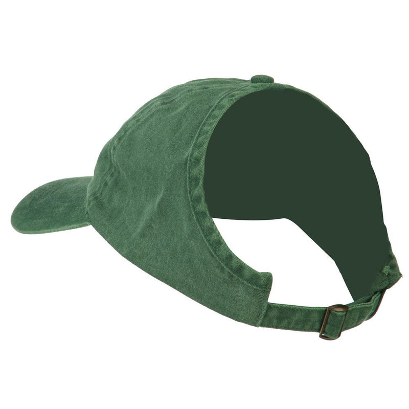 [Australia - AusPower] - Ladies Washed Cotton Ponytail Cap Dark Green 