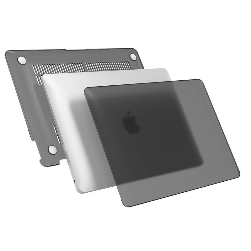 [Australia - AusPower] - ProCase MacBook Air 13 Inch Case 2020 2019 2018 Release A2337 M1 A2179 A1932, Hard Case Shell Cover for MacBook Air 13-inch Model A2179 A1932 with Keyboard Skin Cover -Black Black 