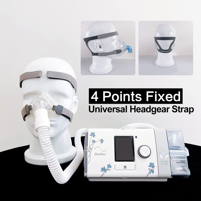 [Australia - AusPower] - Headgear Strap Replacement CPAP Mask Strap Compatible with Most Nasal and Full Face Sleep Apnea Masks, Durable Stretchy Material, Medium (Headgear Only) 