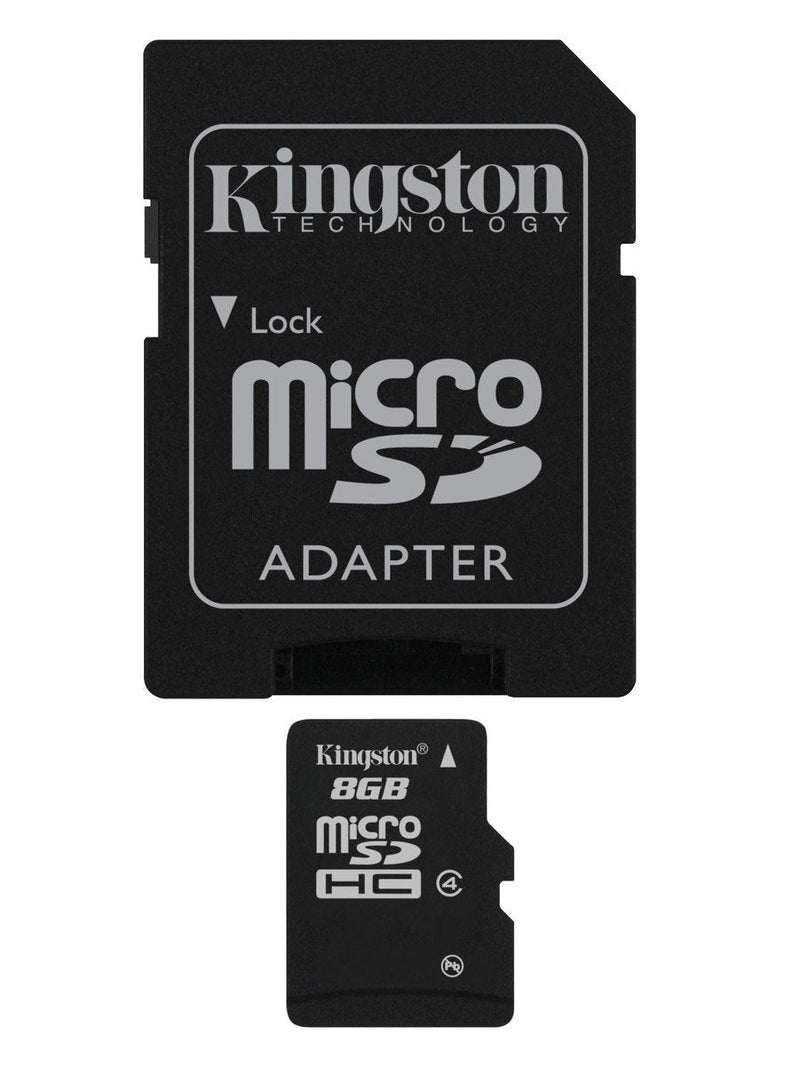 [Australia - AusPower] - Kingston 8GB Class 4 MicroSDHC Card Flash Memory with SD Adapter SDC4/8GB 